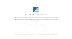 Desktop Screenshot of murraybertron.com
