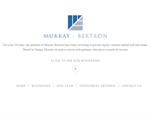 Tablet Screenshot of murraybertron.com